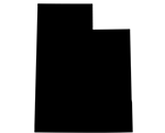 Black silhouette of a simple, upright electric guitar with six tuning pegs and a curved body, displayed on a white background—ideal décor for music lovers or those searching for dumpster rentals near my location with artistic flair.